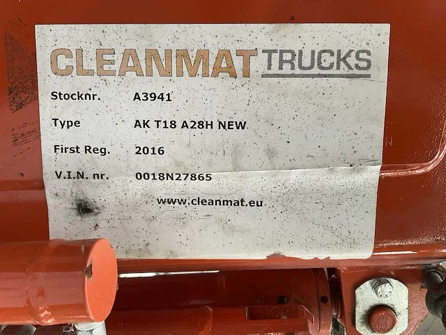 2016 maxilift ak t18 a28h new hydraulische autolaadkraan met mobiel onderstel - afbeelding 4 van  12