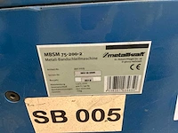 2016 metallkraft mbsn75-200-2 bandschuurmachine - afbeelding 4 van  4