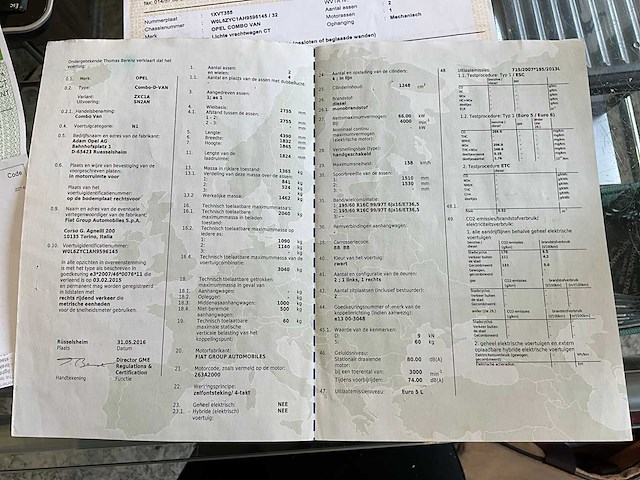 2016 opel combo-d-van lichte vracht - afbeelding 35 van  39