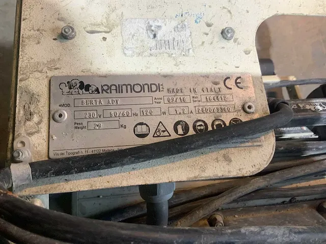 2016 raimondi bert adv sponsmachine - afbeelding 3 van  3