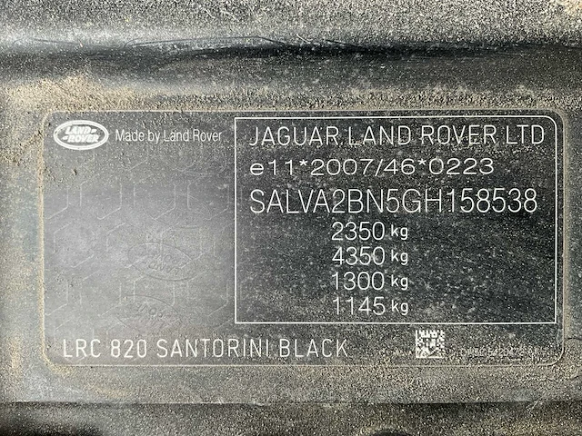 2016 range rover e-voque personenauto - afbeelding 24 van  31
