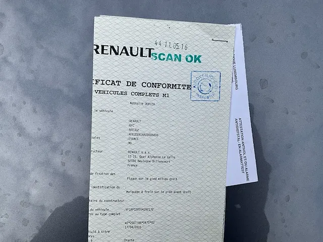 2016 renault espace - afbeelding 33 van  42