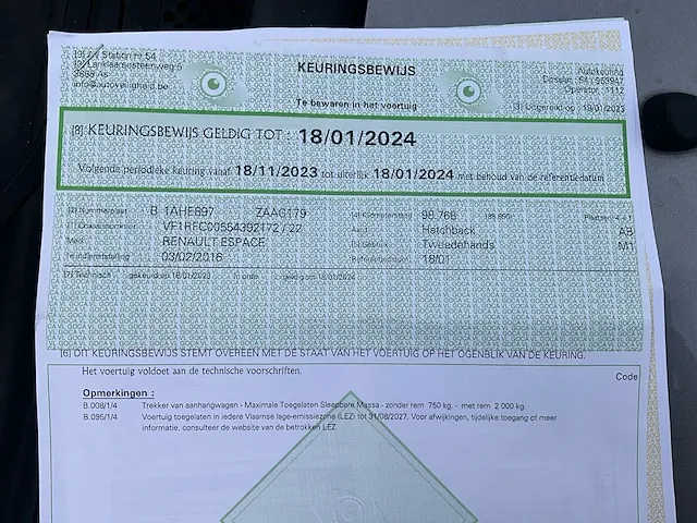 2016 renault espace - afbeelding 36 van  42