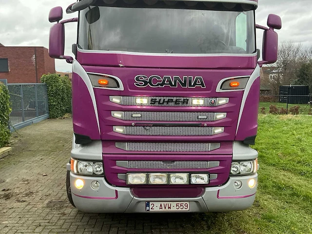 2016 scania vrachtwagen r580 v8 + dolly friederich - afbeelding 2 van  74