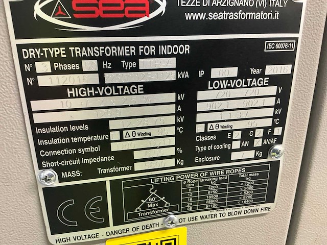 2016 sea ttr-a transformator - afbeelding 4 van  5
