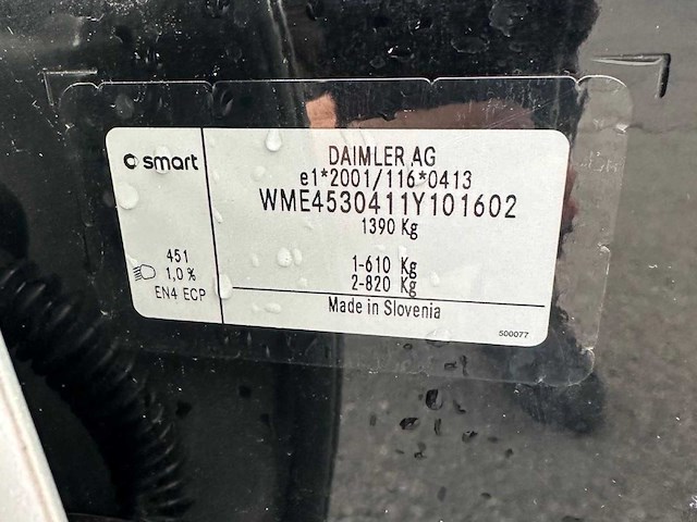 2016 smart forfour 451 2016 smart forfour 451 personenauto - afbeelding 16 van  34