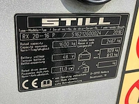 2016 still rx20-16p elektrische vorkheftruck - afbeelding 37 van  42