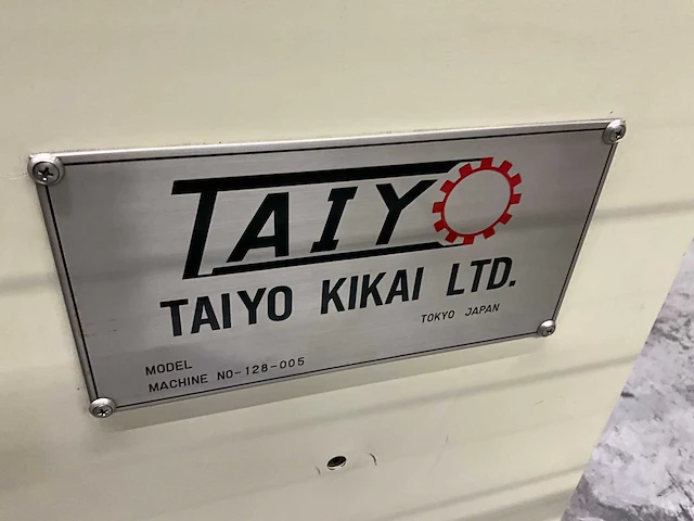 2016 taiko kikai ltd 128-005 stansmachine - afbeelding 54 van  95