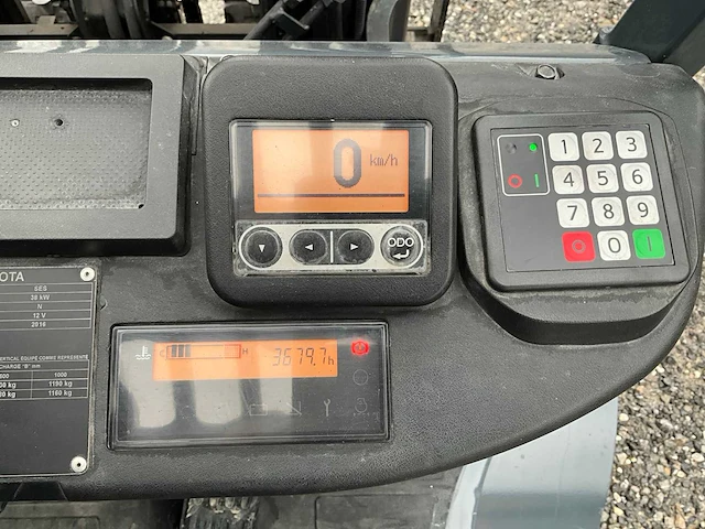 2016 toyota 06-8fg20f vorkheftruck - afbeelding 4 van  34