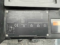 2016 toyota 06-8fg20f vorkheftruck - afbeelding 26 van  34