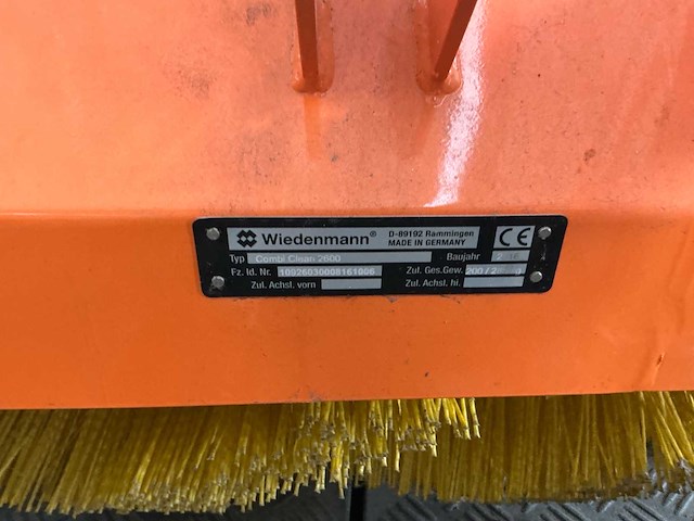 2016 wiedermann combiclean 2600 straatveegmachine - afbeelding 5 van  6