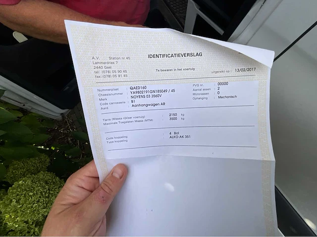 2017 a&c noyens ma 24 2000–3500 paardentrailer - afbeelding 5 van  27