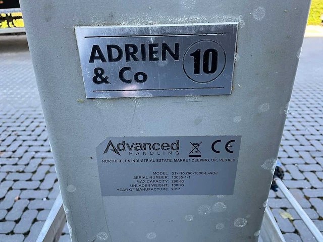 2017 advanced handling liftsysteem voor euronorm bakken - afbeelding 5 van  6
