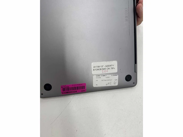 2017 apple macbook pro macbook pro 13 a1708 inch 2017 core i5 gen 7 - afbeelding 2 van  10