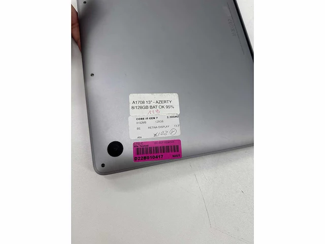 2017 apple macbook pro macbook pro 13 a1708 inch 2017 core i5 gen 7 - afbeelding 4 van  12