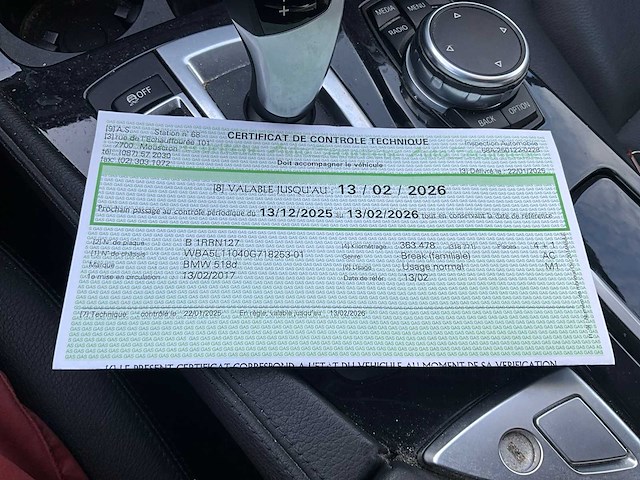 2017 bmw 518d wagen - afbeelding 18 van  45