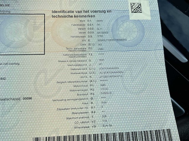 2017 bmw 518d wagen - afbeelding 13 van  42