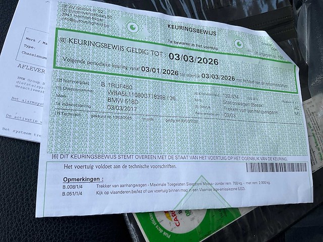 2017 bmw 518d wagen - afbeelding 20 van  42