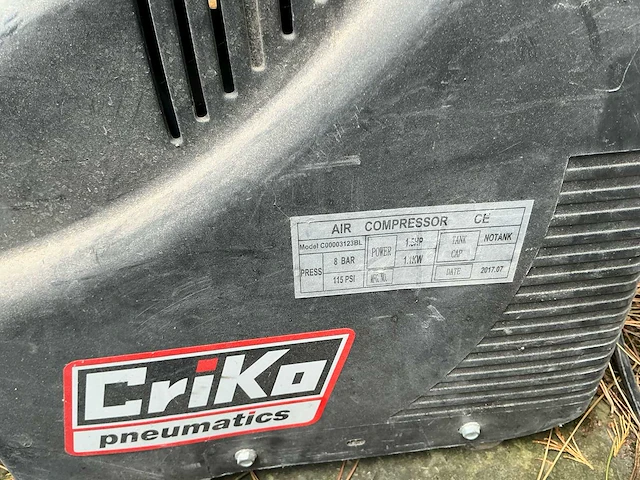 2017 criko c00003123bl luchtcompressor - afbeelding 3 van  7