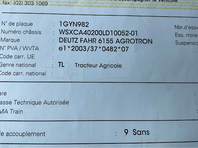 2017 deutz-fahr agrotron 6155 4wd landbouwtractor - afbeelding 24 van  31