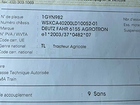 2017 deutz-fahr agrotron 6155 4wd landbouwtractor - afbeelding 24 van  31