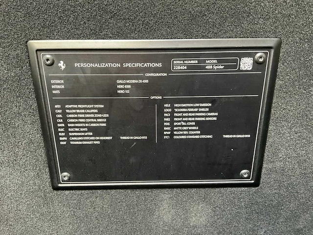 2017 ferrari 488 spider sportwagen - afbeelding 55 van  65