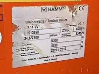 2017 hamm hd14w duowals - afbeelding 13 van  21