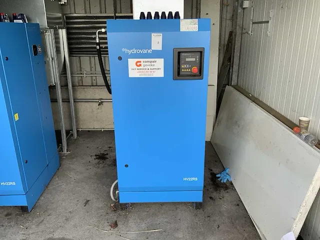 2017 hydrovane hv22rs schoepen luchtcompressor - afbeelding 1 van  8