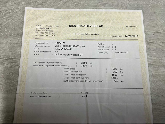 2017 iveco lichte vracht - 3l - afbeelding 42 van  49