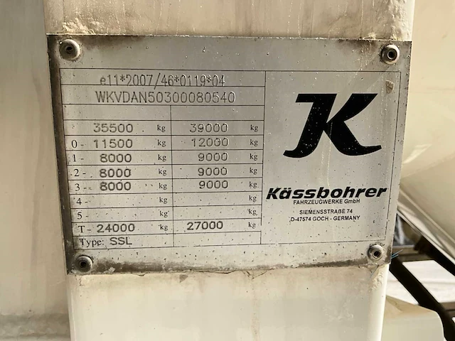 2017 kassbohrer bulkwagen silo legend si l1sor123 - afbeelding 27 van  35