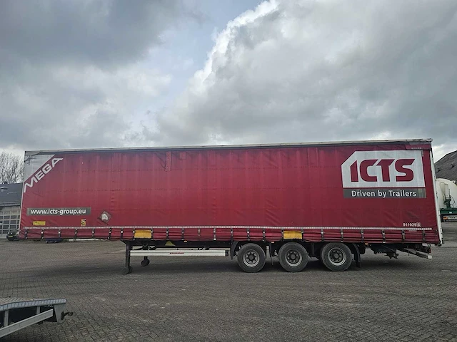 2017 kässbohrer huckepack mega p400 - full ferry oplegger - afbeelding 8 van  15