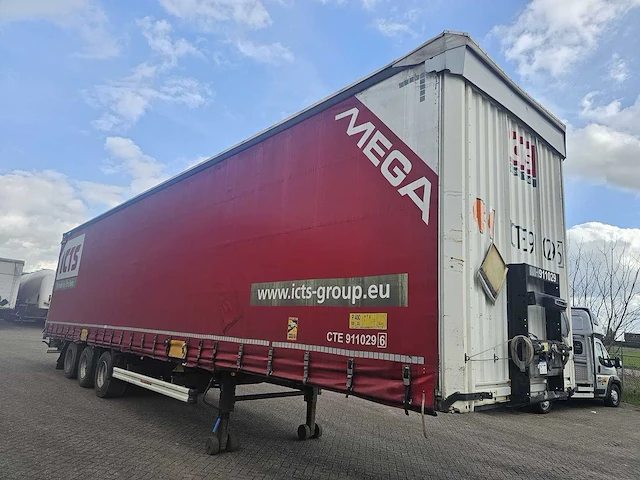2017 kässbohrer huckepack mega p400 - full ferry oplegger - afbeelding 10 van  15
