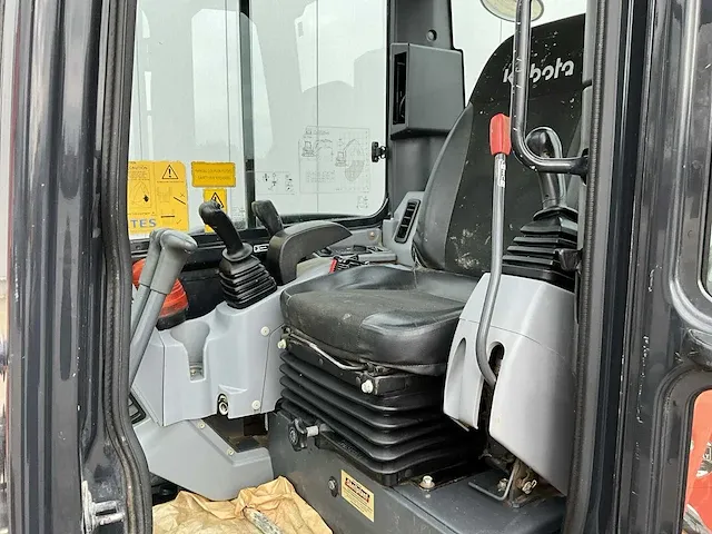 2017 kubota u55-4 midigraafmachine - afbeelding 2 van  24