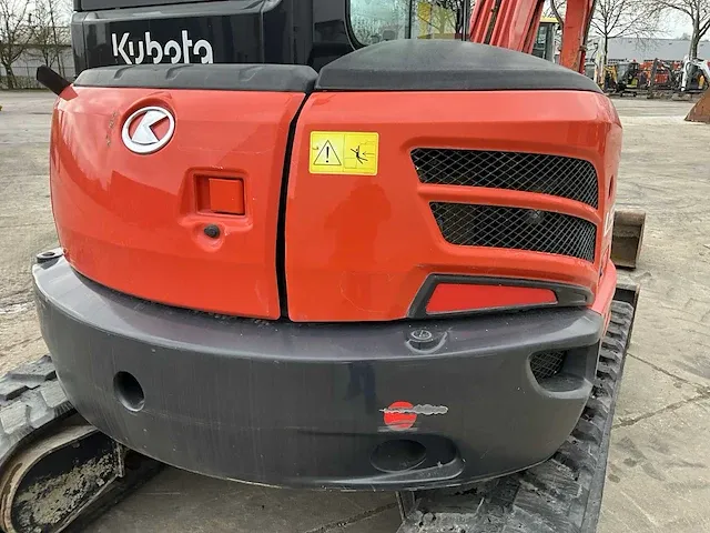 2017 kubota u55-4 midigraafmachine - afbeelding 14 van  24