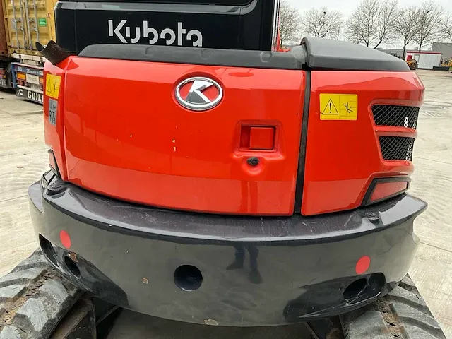 2017 kubota u55-4 midigraafmachine - afbeelding 14 van  24
