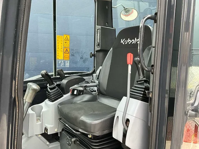 2017 kubota u55-4 midigraafmachine - afbeelding 23 van  24