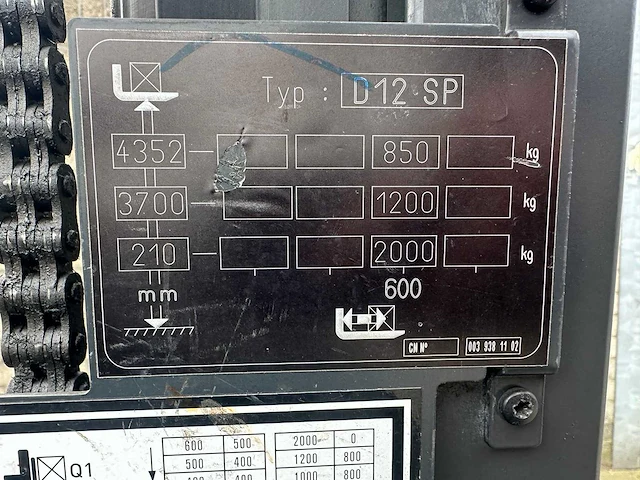 2017 linde d12sp stapelaar - afbeelding 11 van  12