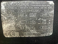 2017 linde r14-01 reach vorkheftruck - afbeelding 42 van  47