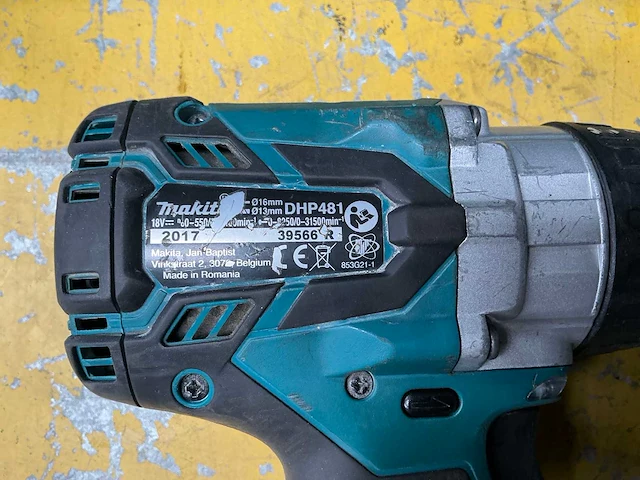 2017 makita dhp 481 accu boormachine (body) - afbeelding 3 van  4