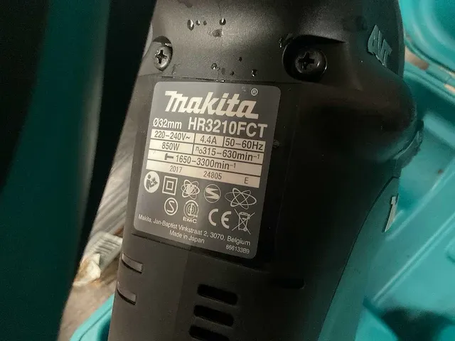 2017 makita hr3210fct elektrische boorhamer - afbeelding 3 van  4