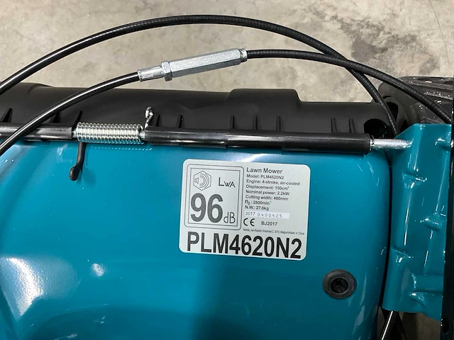 2017 makita plm4620n2 duwer grasmaaier - afbeelding 4 van  9