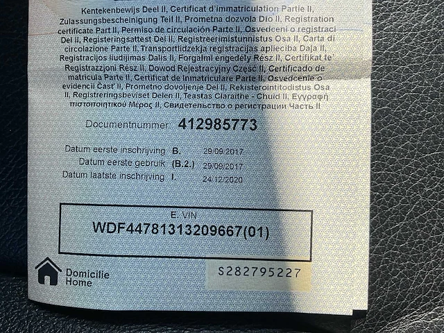 2017 mercedes-benz v-klasse personenauto - afbeelding 39 van  48