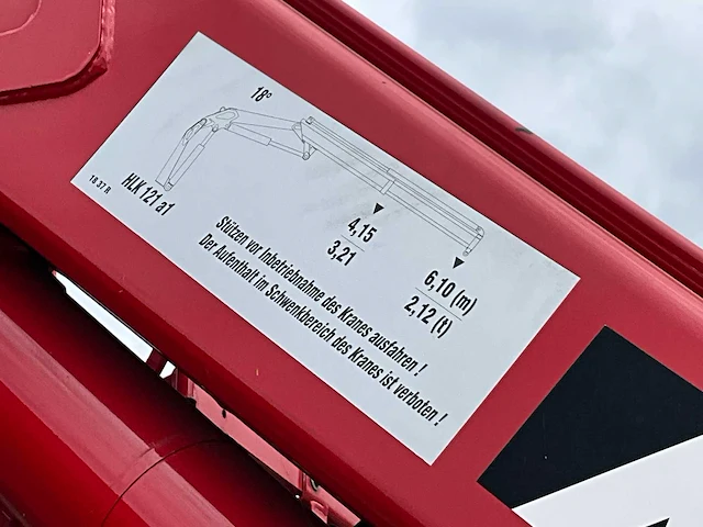 2017 mkg hlk 121 laadkraan vrachtwagen - afbeelding 10 van  10