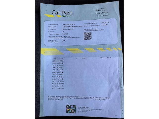 2017 porsche panamera 4 e-hybrid - afbeelding 9 van  18