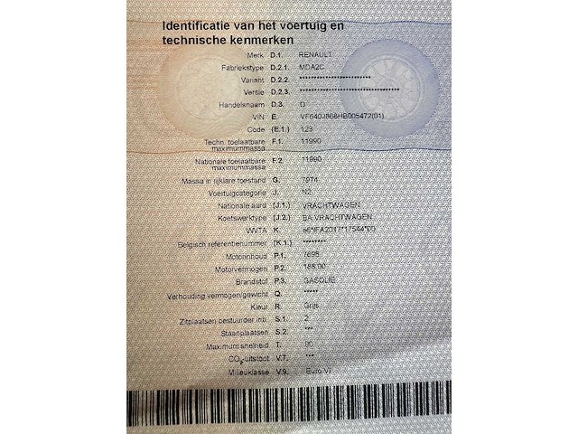 2017 renault mda2c vrachtwagen - afbeelding 33 van  40