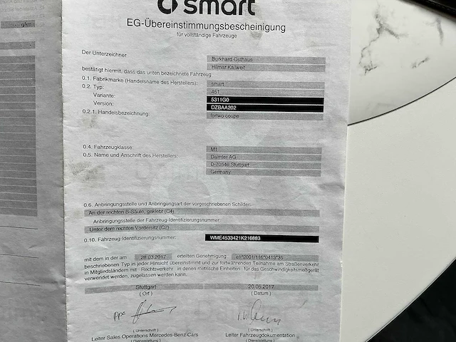 2017 smart fortwo coupé - afbeelding 25 van  30
