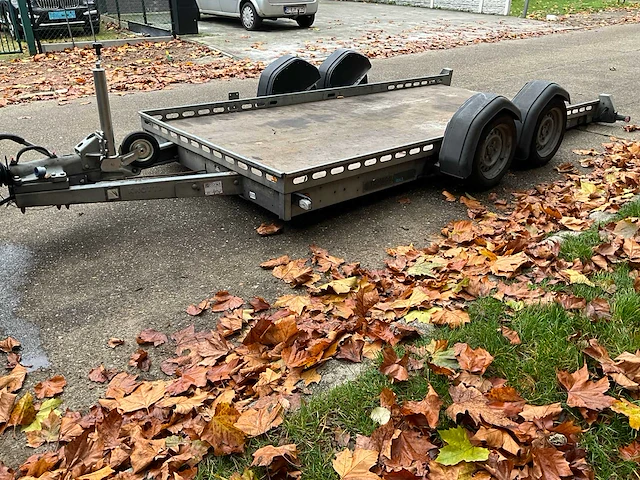 2017 tohaco w2 dubbelas machinetransporter met verstelbare luchtvering - afbeelding 3 van  32