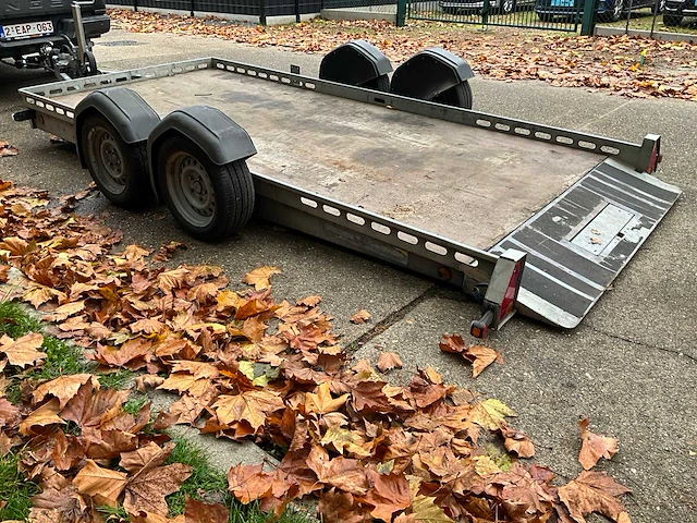 2017 tohaco w2 dubbelas machinetransporter met verstelbare luchtvering - afbeelding 5 van  32