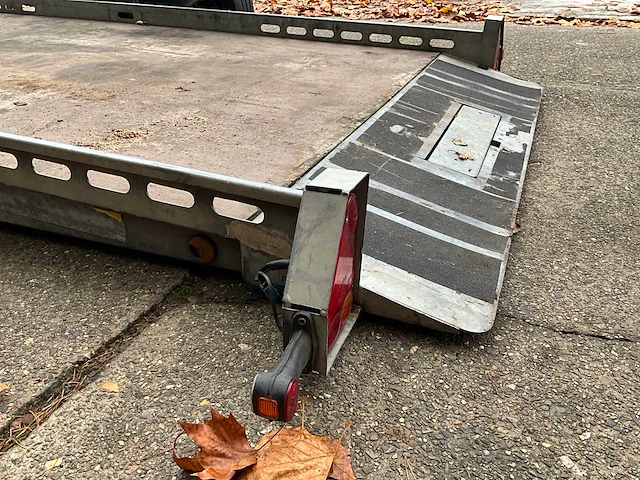 2017 tohaco w2 dubbelas machinetransporter met verstelbare luchtvering - afbeelding 6 van  32