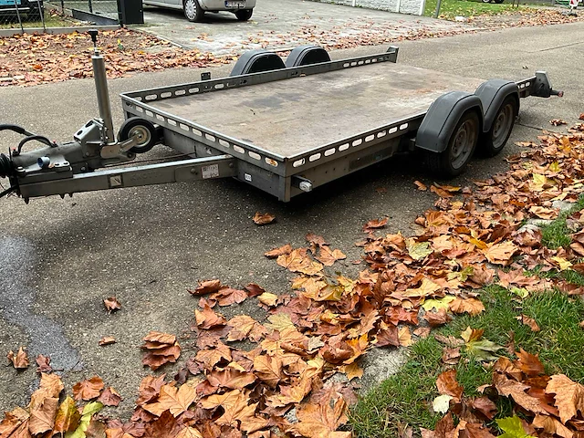 2017 tohaco w2 dubbelas machinetransporter met verstelbare luchtvering - afbeelding 1 van  32